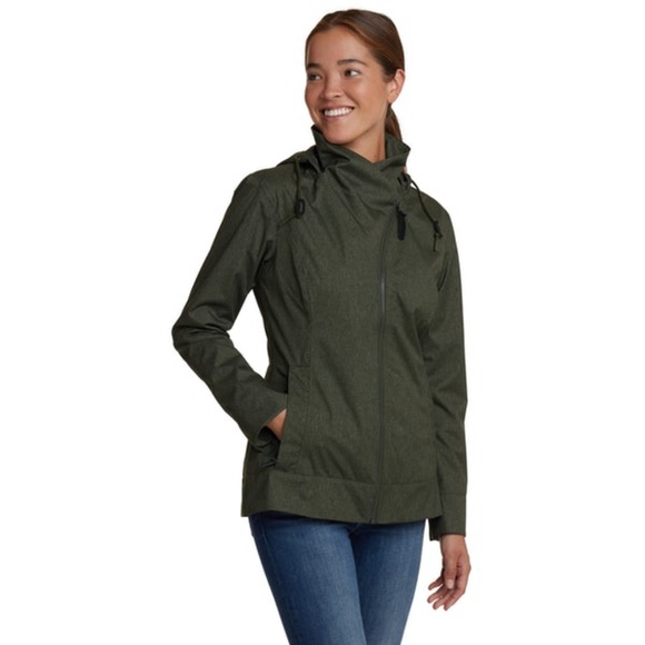 MEC Jackets & Coats Mec Sidestreet Rain Jacket Womens Xl Dark Grey